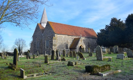 The parish church of St Mary's in Higham, Kent.