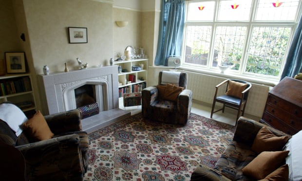 The lounge at ‘Mendips’, the childhood home of former Beatle, John Lennon in Liverpool.