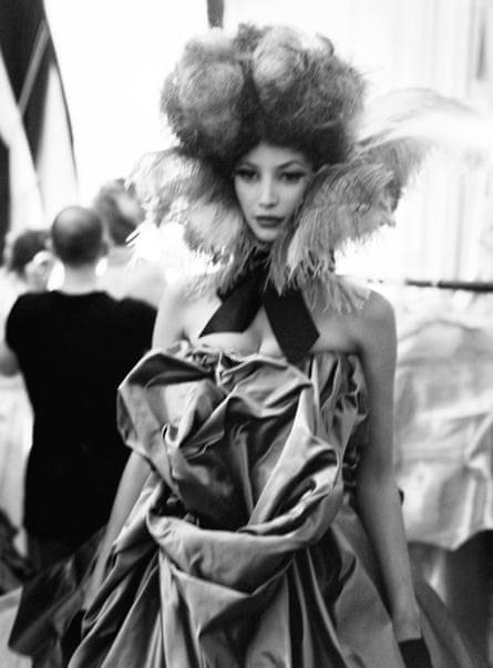 Featherweight: Christy Turlington at Vivienne Westwood 1993.