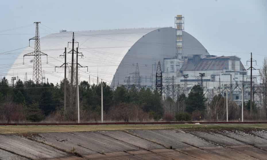 The Chernobyl nuclear power plant in 2021