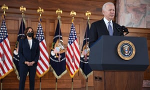 Joe Biden speaks at Emory University in Atlanta, Georgia.