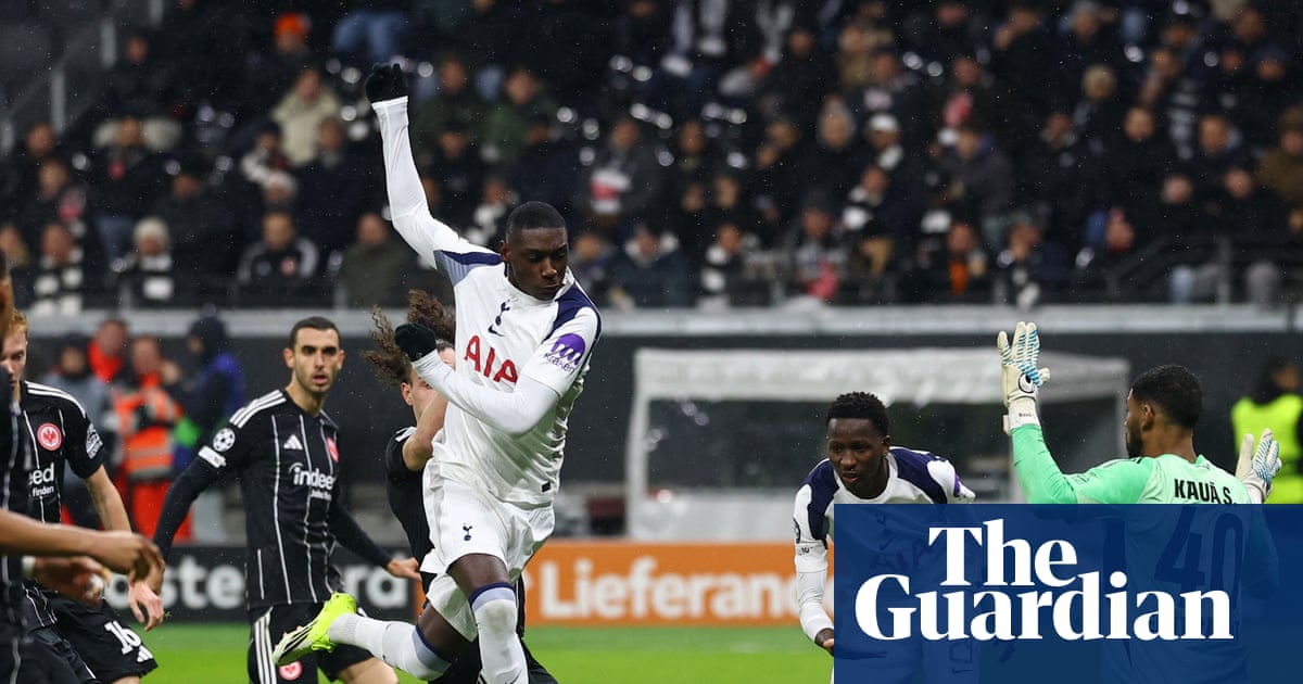 Kolo Muani fires Tottenham through in Frankfurt one day after car accident
