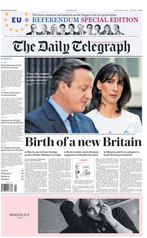 Image result for guardian eu referendum front page