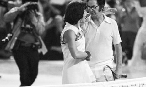 20th September 1973: Billie Jean King defeats Bobby Riggs in the 'Battle of  the Sexes' tennis match 