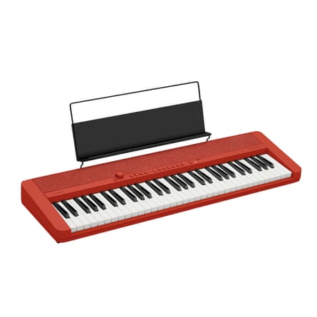 Red Casio CT-S1RD keyboard