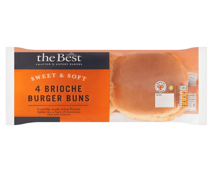 Morrisons The Best four brioche buns