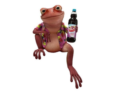 A Manchester legend … Justin the Vimtoad.