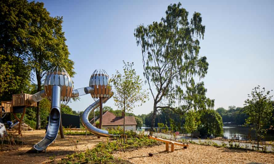 A new playground area in Heaton Park.