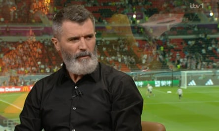 ITV pundit Roy Keane in Qatar for the 2022 World Cup.
