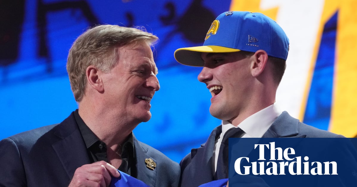 NFL draft 2026: Mendoza goes No 1 as Rams surprise with move for QB Ty Simpson at No 13