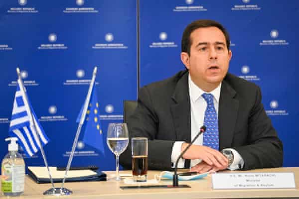 Notis Mitarachi, Greece’s asylum and migration minister, has hailed a fall in migration numbers.