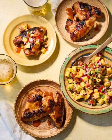 Nokx Majozi’s chicken wings with mango