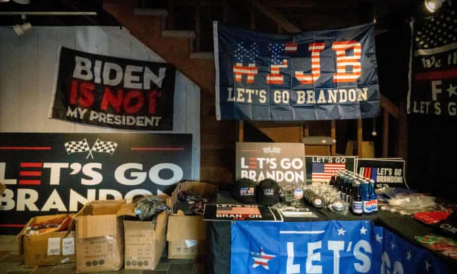 The Lets Go Brandon meme has even inspired a store in North Attleborough, Massachusetts