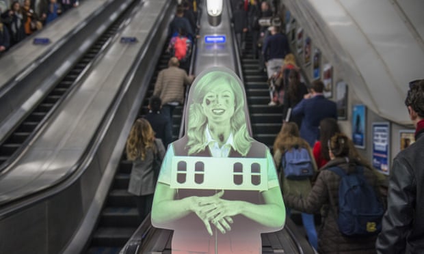 A hologram at Holborn tube station