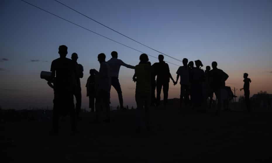 Tigrayan refugees in Hamdeyat transition center near the Sudan-Ethiopia border, eastern Sudan