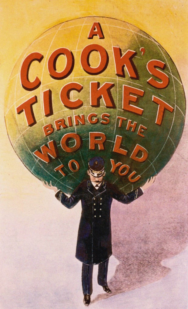 Advertising Poster of the Thomas Cook travel agency.