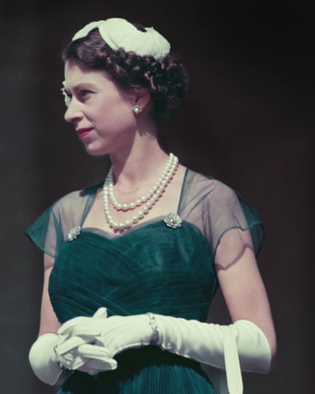 Queen Elizabeth during her 1954 tour of Australia.