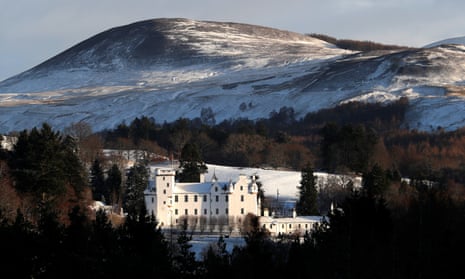 Blair Castle is covered with snow, Perthshire, Scotland, December 8, 2017. REUTERS/Russell Cheyne