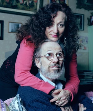 Robert Crumb and Aline Kominsky-Crumb at home in France.