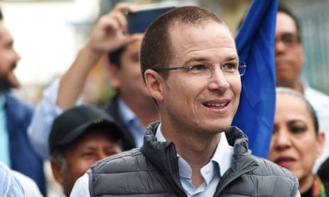 Ricardo Anaya, the candidate for the National Action party, in Veracruz, Mexico