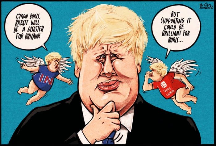 Ben Jennings On Boris Johnson S Brexit Column Cartoon Opinion The Guardian
