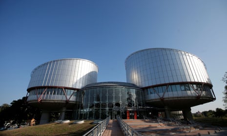 The European court of human rights building in Strasbourg.