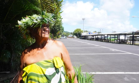 Mii Upu, an artisan and vendor at the often quiet Punanga Nui Market in Rarotonga, which was once a hotspot with tourists.