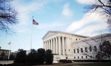 The US supreme court in Washington DC. 