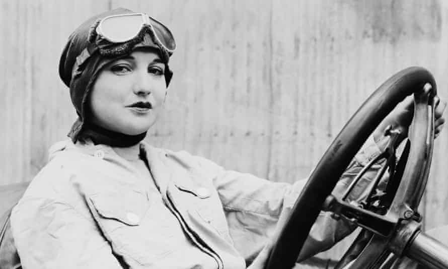 A female driver, early 20th century.