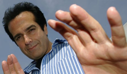 Magician David Copperfield poses in Berlin on 3 June 2005.