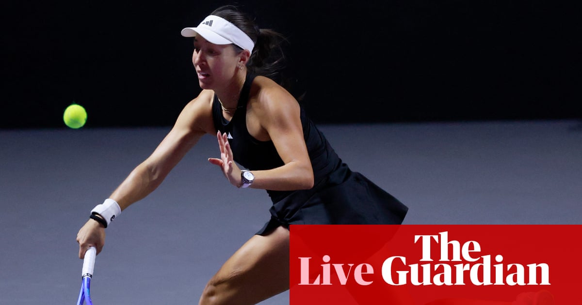 WTA Finals tennis: Jessica Pegula v Jasmine Paolini, Aryna Sabalenka v Coco Gauff – live