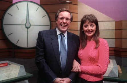 ‘One of the simplest pieces of music I’ve ever written in my life’ … Richard Whiteley and Carol Vorderman on Countdown.