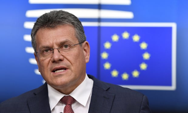 The European commission vice president, Maroš Šefčovič