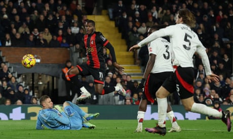 Dango Ouattara’s last-gasp equaliser earns Bournemouth point at Fulham
