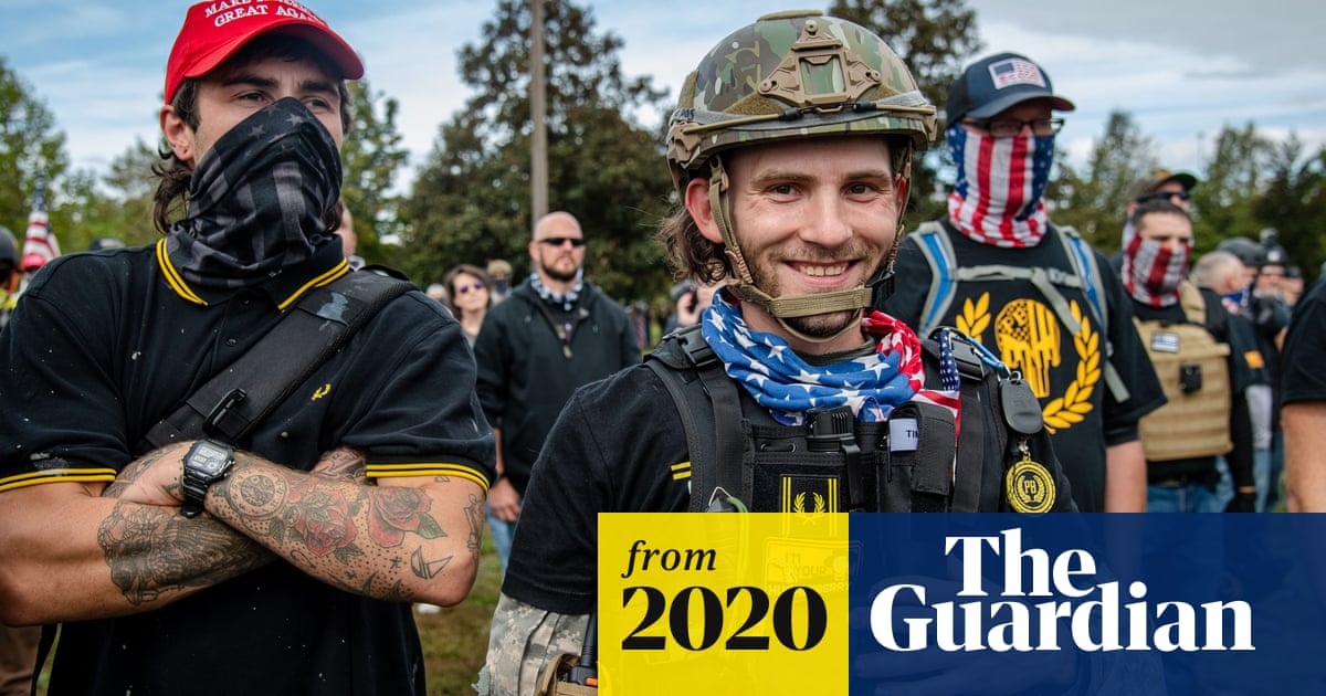 Juster fysisk Zoom ind Fred Perry withdraws polo shirt adopted by far-right Proud Boys | The far  right | The Guardian