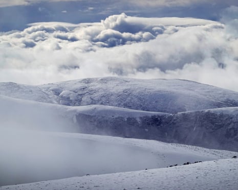 Paesaggio innevato del Regno Unito