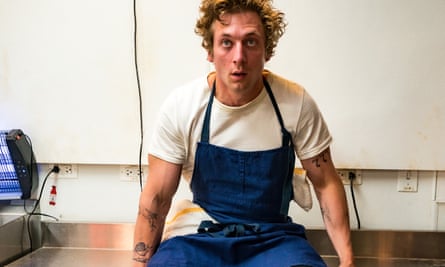 Jeremy Allen White as Carmy in The Bear.