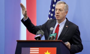 Ted Osius said: ‘I voiced my objections, was instructed to remain silent, and decided there was an ethical line that I could not cross if I wished to retain my integrity.’ 3500.jpg?w=300&q=55&auto=format&usm=12&f