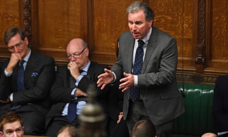 Oliver Letwin speaking as an independent MP in the Commons on 19 October, 2019, during a crucial debate on the Brexit deal.