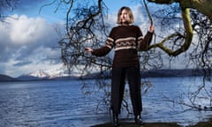 Actor Kelly Macdonald on the banks of Loch Lomond