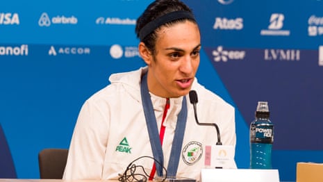 I am a woman': Imane Khelif hits back in gender row after claiming gold | Paris Olympic Games 2024 | The Guardian