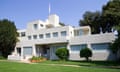 Villa Noailles, a white concrete house in Hyères, southern France.