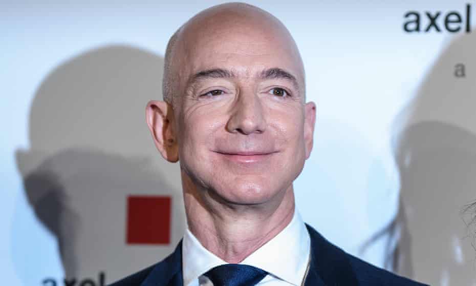 Jeff Bezos in Berlin, Germany, on 24 April 2018. 
