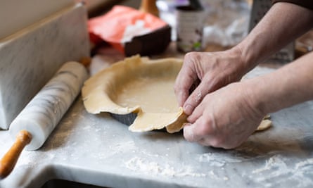 Tim Dowling making quiche