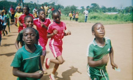 Children from Central African Republic playing in the East region of Cameroon