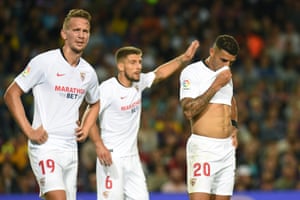 Luuk De Jong, Daniel Carrico and Diego Carlos left to rue their missed opportunities.