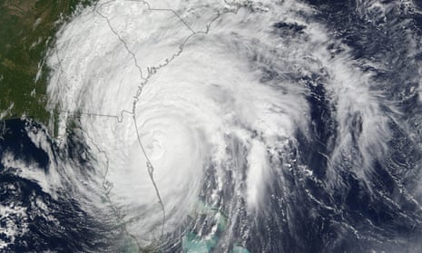 Hurricane Matthew heads to the East Coast of the USA.