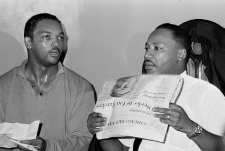 Jesse Jackson, left, with Martin Luther King in Chicago, 1966.