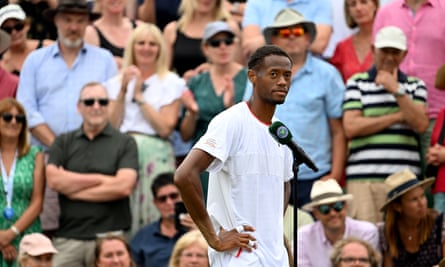 Christopher Eubanks after beating Stefanos Tsitsipas