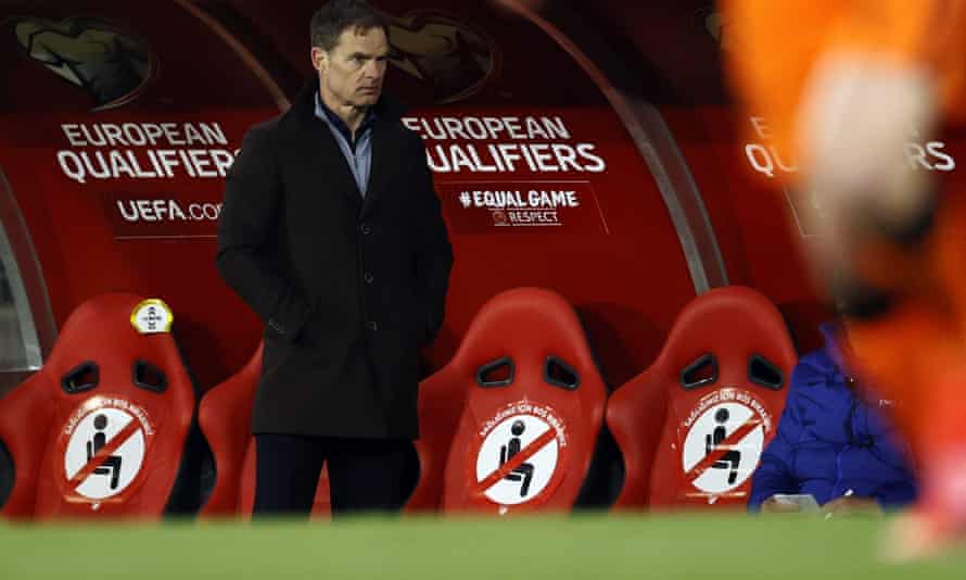 The Netherlands coach Frank de Boer.
